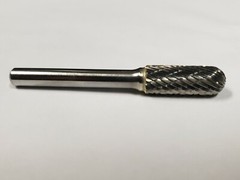 SC3LD Cylindrical Tungsten Carbide Burr Bur Cutting Tool Die Grinder Bit 1/4″