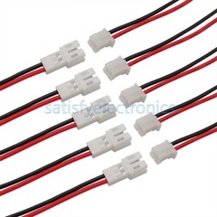 20CM JST PH 2.0 2 Pin Male Female Cable Connector Micro JST PH 2P 2.0mm Pitch