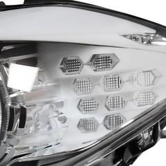 2011-2013 F10 550/528i Xenon HID Headlights Both Sides Chrome Clear Lens