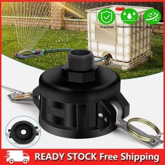 275 330 Gallon IBC Tote Tank Drain Adapter 2″Cam Lock for Garden Hose 3/4″ New