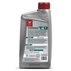 TRIAX Kompressor MV 46 (SAE 20) Full Synthetic Air Compressor Oil (1 Quart)
