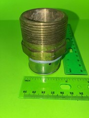 1-1/2 Pex Press x 1-1/2 Male Threaded Adapter Brass Viega MPT