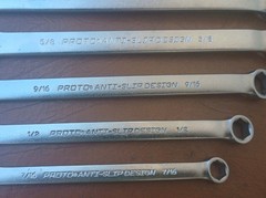 Proto 10pc Anti-Slip Design 6 Point Combination Wrench Set SAE 7/16″ to 1″ USA