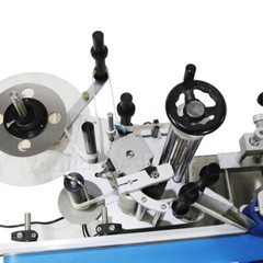 MT-100 Automatic Round Bottle Labeling Machine, Glass Bottle Label Applicator