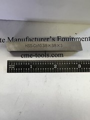 30pcs 3/8 x 3″ 10% cobalt HSS Square tool bits for $159.00 #HS-CO2B-38–new