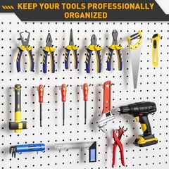 Pegboard Hooks, 25 Pack 4 inch Peg Board Organizer Accessories for Hanging Fit 1