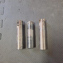 3 Used Endmills. Unsure Of Brand Or Size.