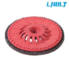 LABLT 10 Pack 4-1/2″ × 7/8″ 80 Grit T29 Ceramic Flap Sanding Disc 13300 RPM