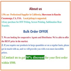 US – 8.5″ x 14″ Waterproof Inkjet Silk Screen Printing Milky Transparency Film
