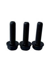 100 pcs M8-1.25×30 Hex Flange Frame Bolt Class 10.9 DIN 6921 Zinc Phosphate Oil