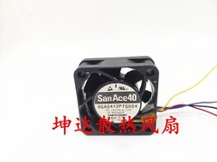 1 PCS Sanyo Fan 9GA0412P7G004 DC12V 0.17A 4015 4CM 4-wire cooling fan