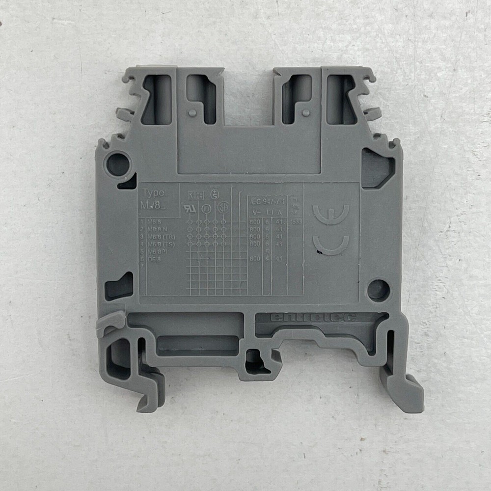 ENTRELEC ‘SNA’ Din Rail Screw Clamp Din Rail Terminal Block – Package of 10