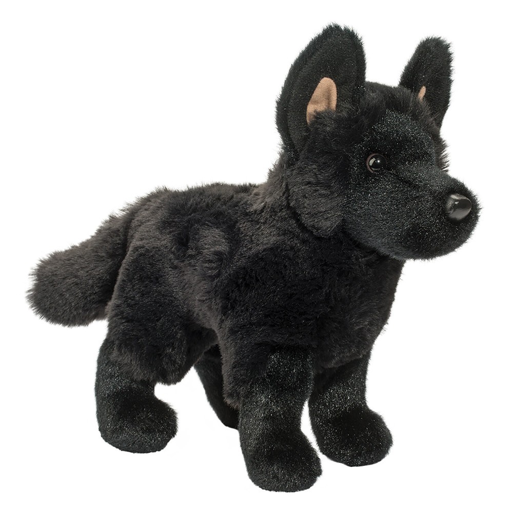 Douglas Harko 8″ Black German Shepherd Plush Stuffed Animal Dog