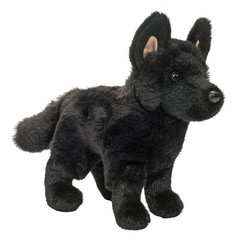 Douglas Harko 8″ Black German Shepherd Plush Stuffed Animal Dog