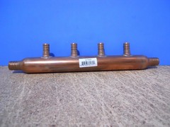 SharkBite 3/4″ x 1/2″ Barb Open Copper PEX 4 Port Manifold Crimp 22786A