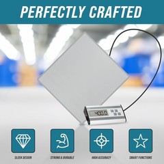 Heavy Duty Shipping Scale with 440 lb Capacity LCD Display Auto Shut Off Feature