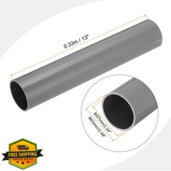 MECCANIXITY 2.5″ Light Grey PVC Rigid Tube 330mm Water Pipe