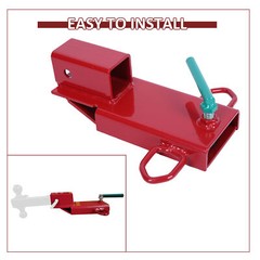 Clamp On Forklift Trailer Hitch 2″ Receiver Attachment Fork Towing Adapter