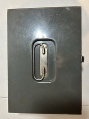 Art Steel Cash Box Latch Padlock Vintage + Quick-Adder Counter + Exxon Wallet