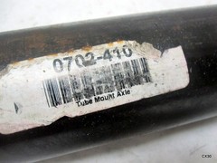 Undercarriage Tube Mount Axle Replacement 0702-410 for ASV, CAT Track Loader
