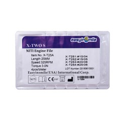 Dental Endodontic Endo X-TWO S File Rotary NITI Root Canal File For Motor 1/10pk
