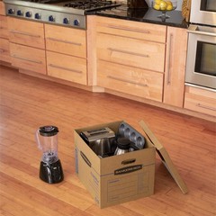 Bankers Box Medium Classic Moving Box 20 Pack, Reinforced Handles, Tape-Free …