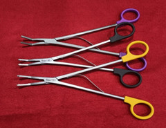 Reusable Open Surgery Hem-o-Lok Applier Purple/ Green/ Yellow (L/ML/XL) – 3 nos.