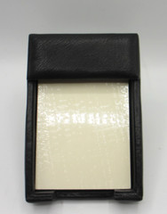 Desk Memo Tray Leather Graphic Image Black