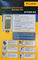 Fluke 87V/E2 Industrial Electrician Combo Kit True RMS Multimeter NEW IN BOX