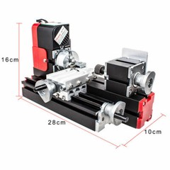 24W Multifunctional Miniature Lathe DIY Woodworking Metal Lathe 20000 Rev/min