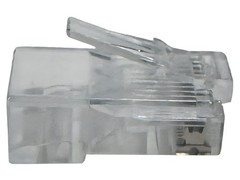 LOT OF 10 NEW RJ50 10P10C Modular Connector for Flat Cable Stranded Crimp