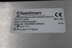 Spellman X2864 Power Supply 24 VDC INPUT 0 to 12K VDC OUTPUT Model EPM12P10X2864