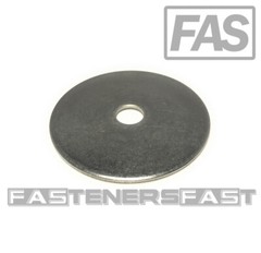 (4) 1/2 ID x 3 OD Stainless Steel Fender Washer Large OD (Extra Thick 1/8″)