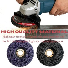 10 PCS 4.5″ x 7/8″ Black & Purple Poly Strip Discs, Rust Paint Oxidation Remover