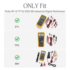 Case for Fluke 87-V/ 77 IV/ 83V/ 88 Industrial Digital Multimeter, Large Capa…
