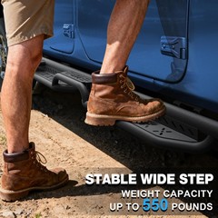 Running Boards for 1999-2016 F-250/F-350 SuperCrew, Heavy-Duty Work Steps