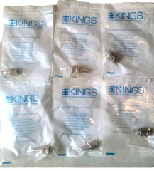 Lot Of 6 Kings Electronics 2065-10-9 RF Coaxial Connector.