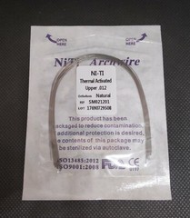 Dental Orthodontic Thermal Activated Niti Wires Round Arch Wires Natural Form