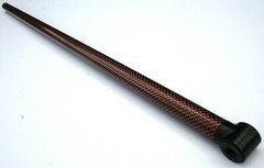 CarbonPro Carbon-Fiber Lower Shaft for Equinox 600/800 metal detector, Red/Black