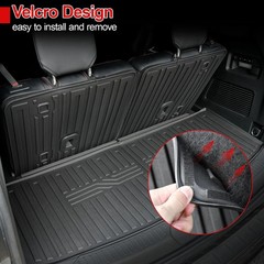 Floor Mats for 2020-2025 2026 Ford Explorer Accessories, Cargo Mat with Backr…