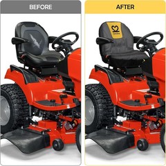 Universal Fit Heavy Duty Lawn Mower Seat Cover with Non-Slip Backing