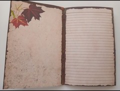 Junk Journal Booklet “WOODLAND CREATURES” HANDMADE Forest Life Lg 5.5″x8.5″ 40p