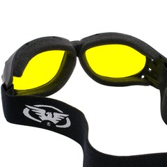 4 Pairs of Global Vision Eliminator Goggles Black Clear Smoke Yellow + Red Lens