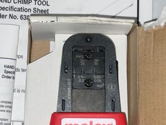 New Molex 63811-4400 Hand Crimp Tool Full Cycle Racheting Class 2 Compliant