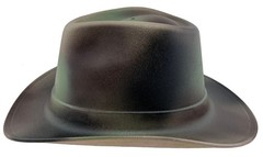 Occunomix Western Cowboy Hard Hat with Ratchet Suspension – Textured Camo