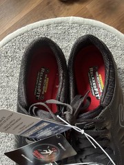 Skechers Work 76551EC ELDRED SR Womens Occupational Shoes Black, Size 7.5, NWT