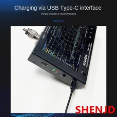 SV4401A 50KHz-4.4GHz VNA Vector Network Analyzer 100DB Dynamic 7 Inch Touch LCD