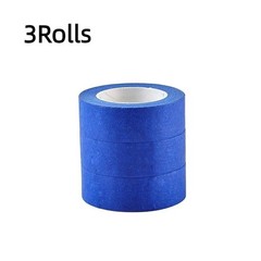 3 Rolls Blue Painter’s Tape 2 Inch x 60 Yards 5.5 Mil Masking Tape Clean Removal