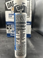 8 Pack Dap 18275 DYNAFLEX 230 Exterior/Interior Sealant – White 10.1 oz