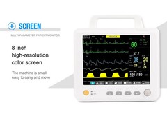 8inch Human Multiparameter Patient Monitor, Monitoring Functions for Medical Use